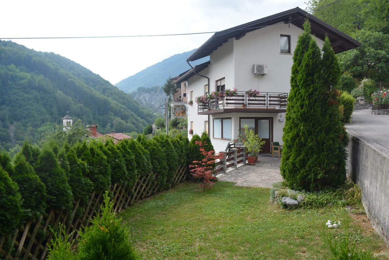 Apartma Zala Most Na Soci Bagian luar foto