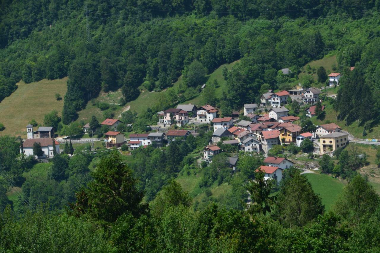 Apartma Zala Most Na Soci Bagian luar foto